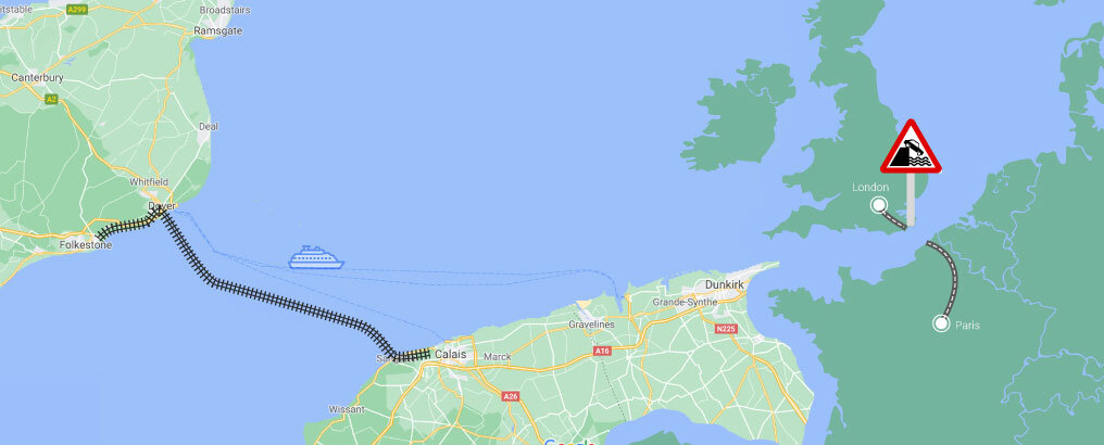 Europe En Route: From London to France by Road